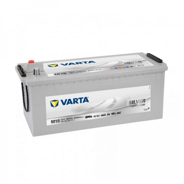 Μπαταρία Φορτηγού VARTA SILVER Promotive M18 180AH 1000A 513mm x 223mm x 223mm